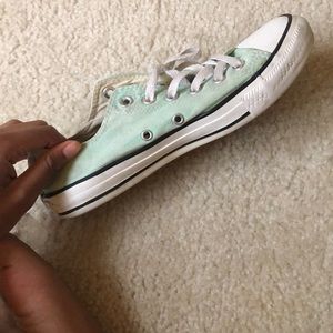 Light Blue/Turquoise Converse